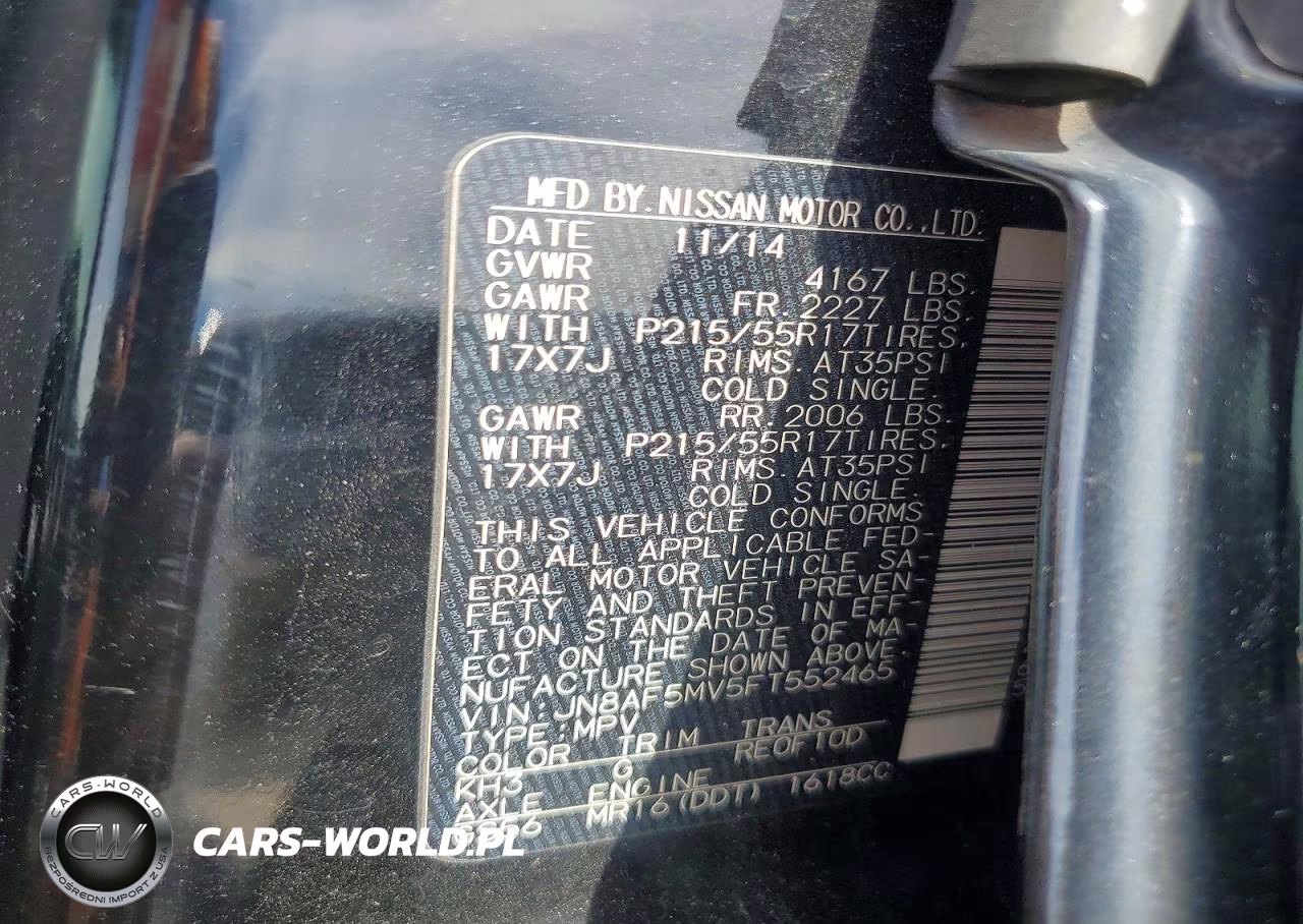 2015 Nissan Juke Sl VIN:JN8AF5MV5FT552465 - 13
