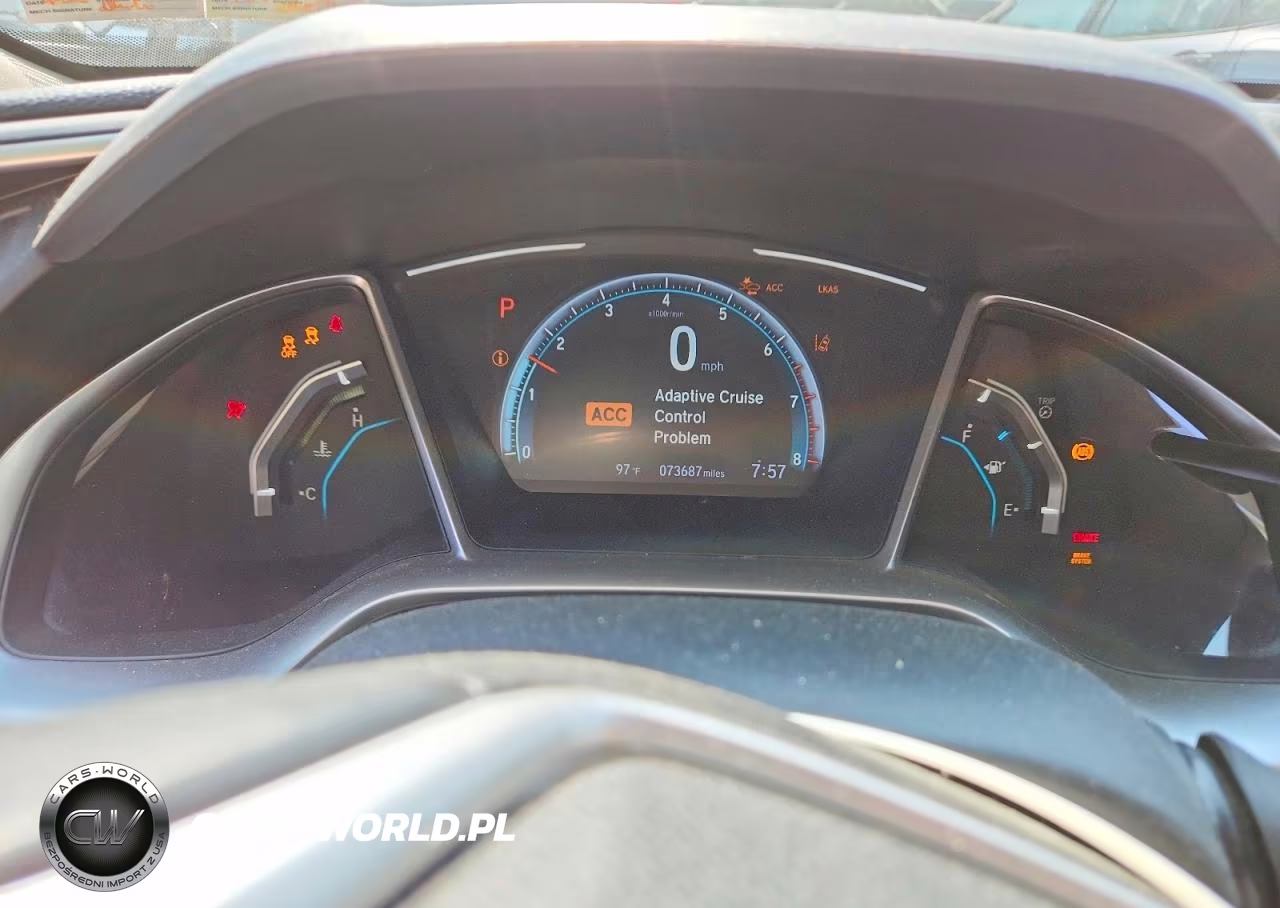 2019 Honda Civic Ex VIN:JHMFC1F38KX014259 - 9