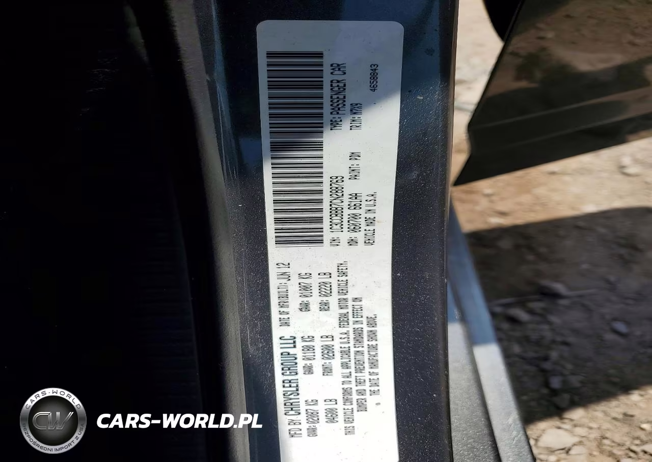 2012 Chrysler 200 Touring VIN:1C3CCBBB7CN288769 - 13