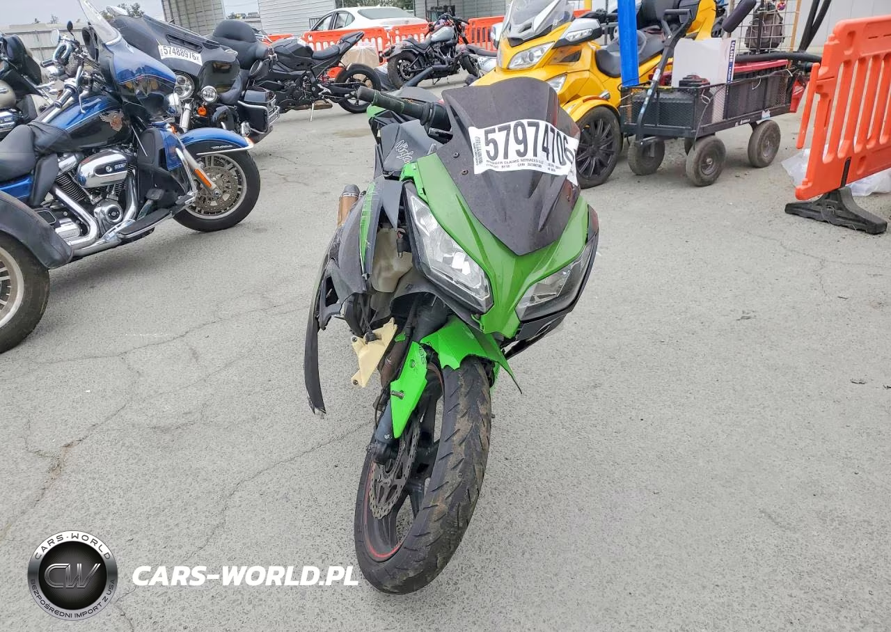 2014 Kawasaki Ex300 B VIN:JKAEX8B19EDA07578 - 2