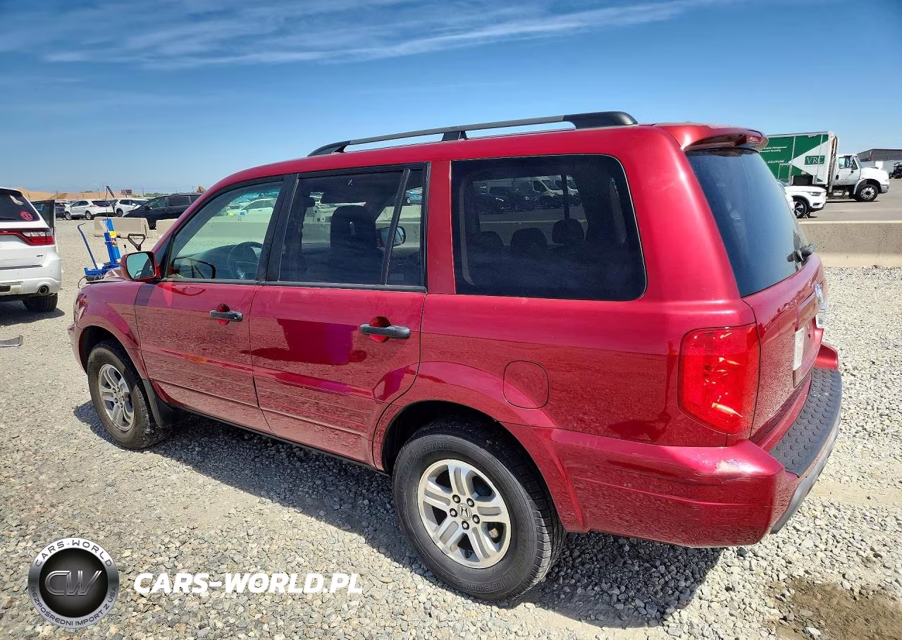 2005 Honda Pilot Exl VIN:2HKYF186X5H553569 - 2