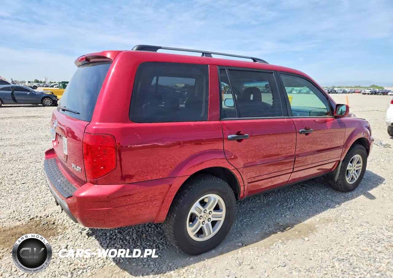 2005 Honda Pilot Exl VIN:2HKYF186X5H553569 - 3