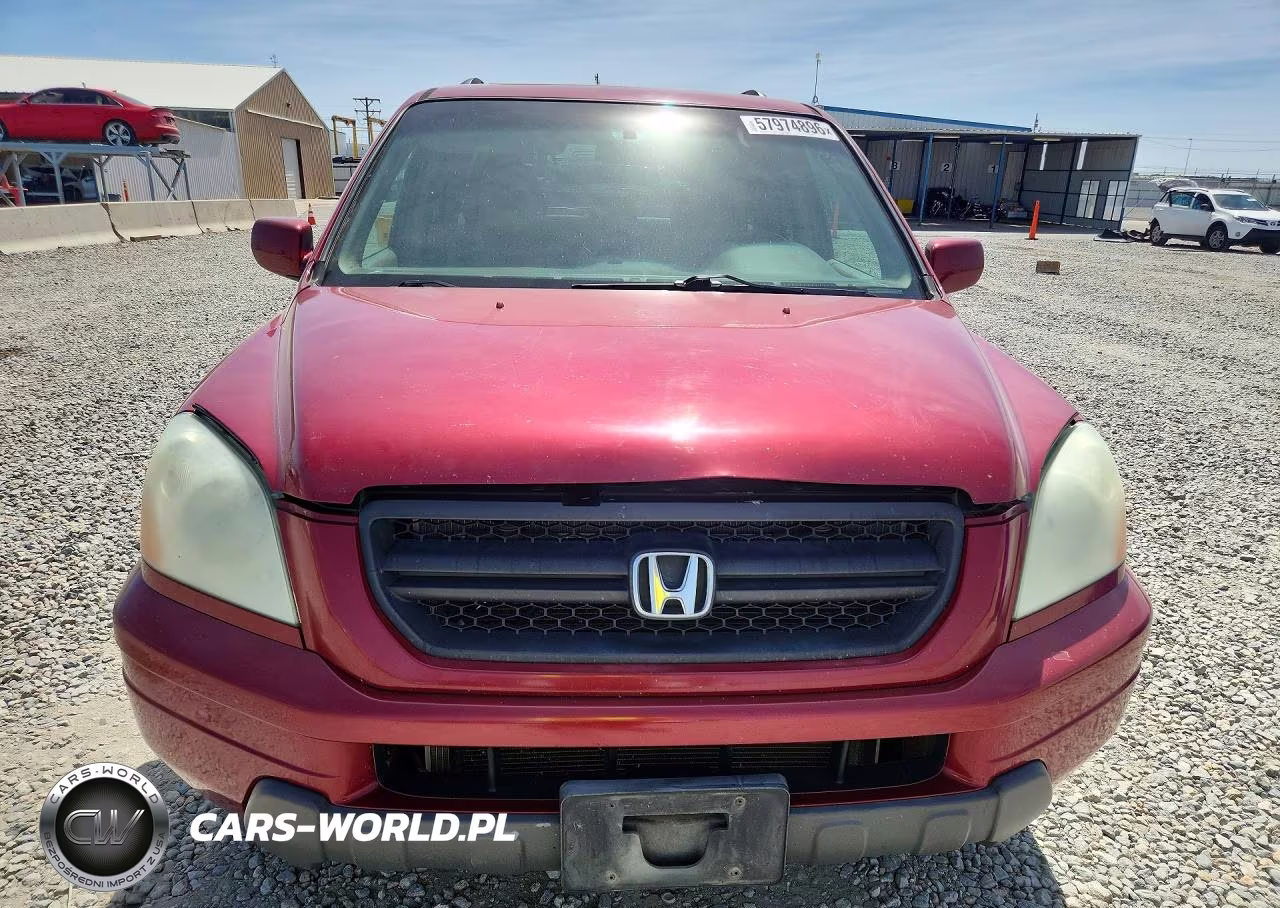 2005 Honda Pilot Exl VIN:2HKYF186X5H553569 - 5