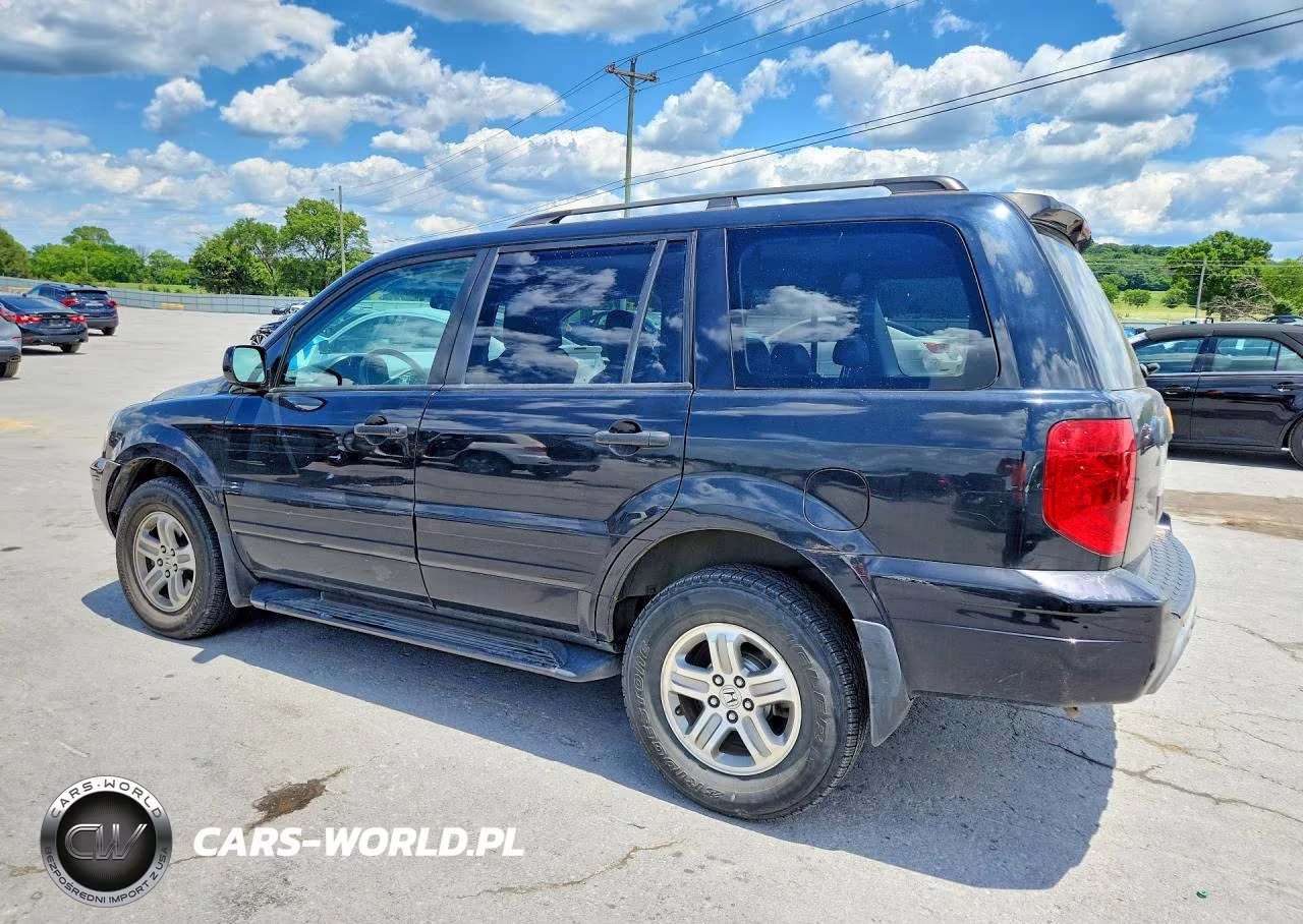 2004 Honda Pilot Exl VIN:2HKYF18524H508146 - 2