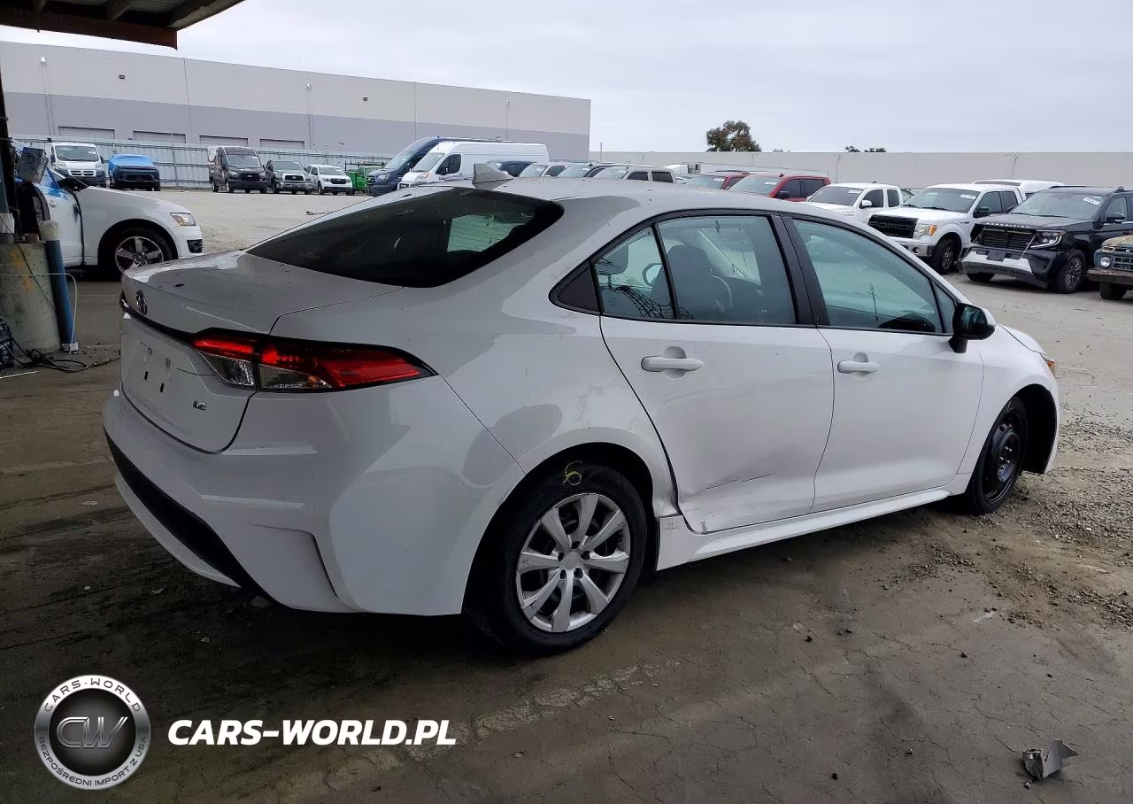 2021 Toyota Corolla Le VIN:5YFEPMAEXMP178562 - 3