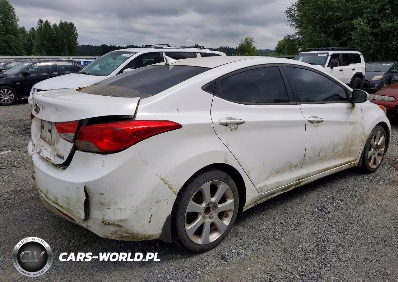 2013 Hyundai Elantra Limited VIN:5NPDH4AEXDH215941 - 3