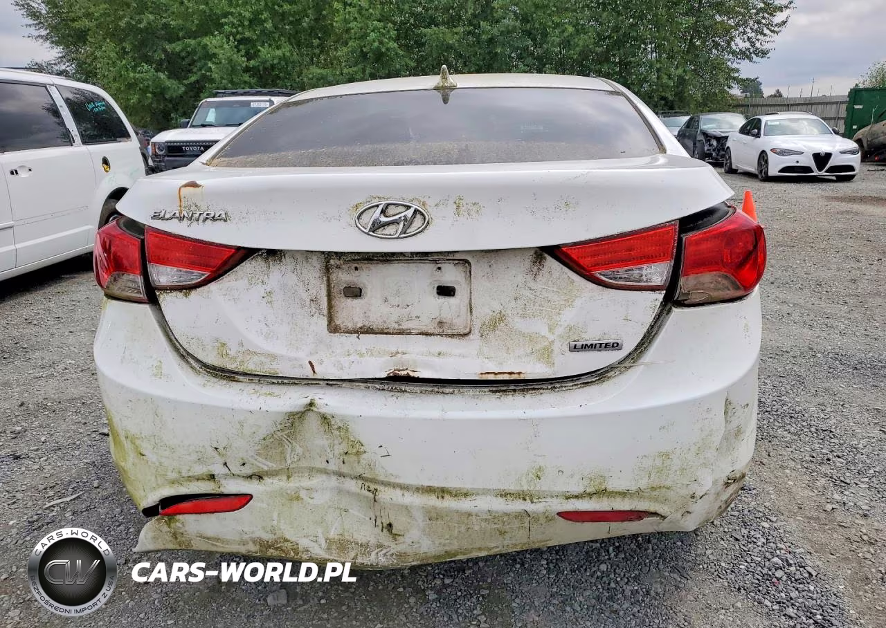 2013 Hyundai Elantra Limited VIN:5NPDH4AEXDH215941 - 6