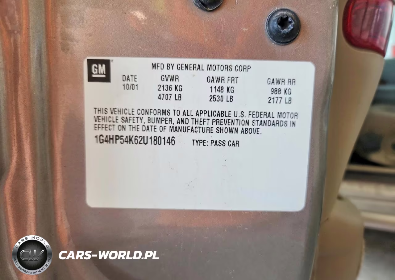 2002 Buick Lesabre Custom VIN:1G4HP54K62U180146 - 12