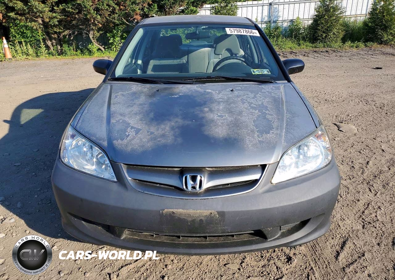 2005 Honda Civic Dx Vp VIN:2HGES163X5H571846 - 5