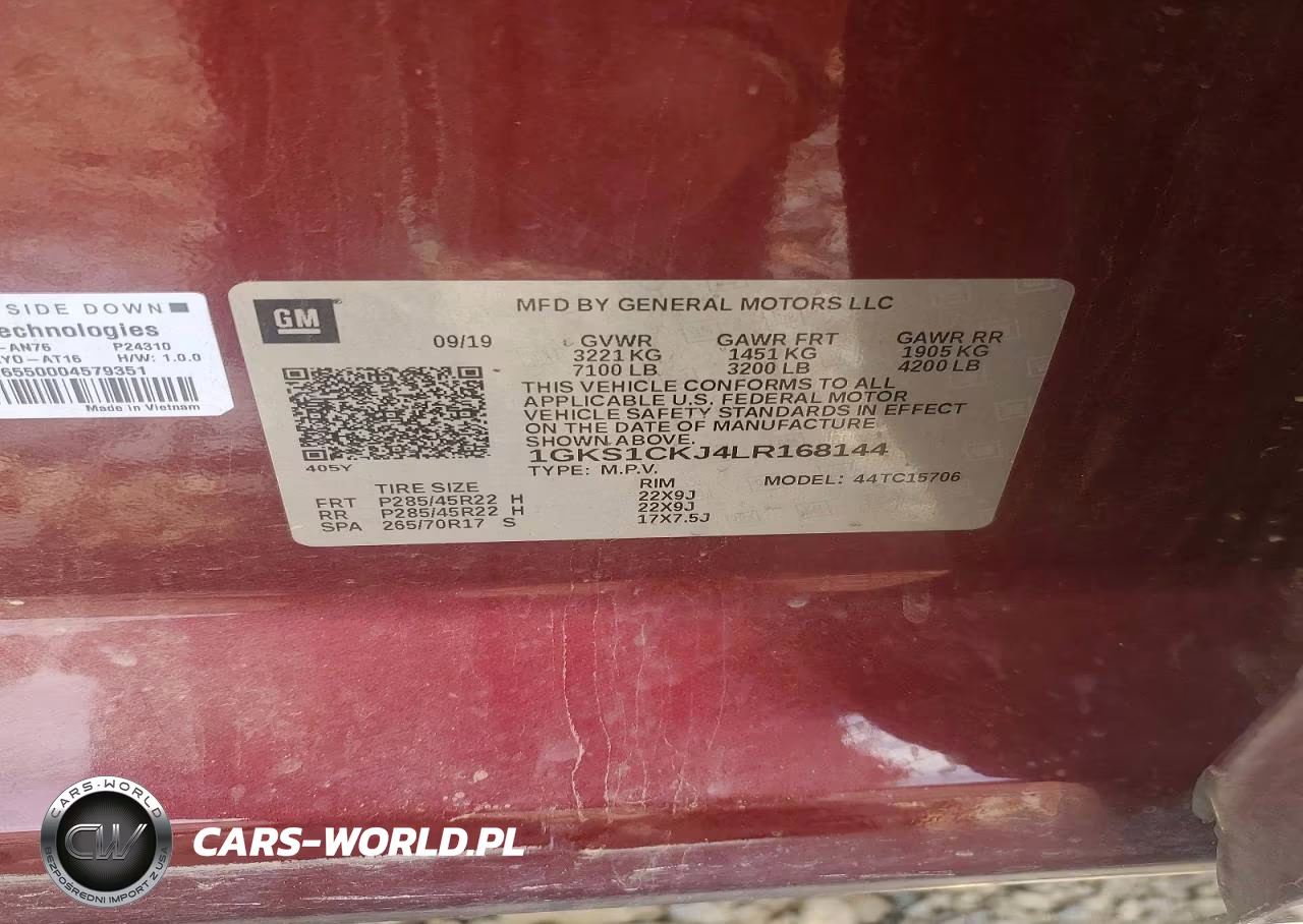 2020 GMC Yukon Denali VIN:1GKS1CKJ4LR168144 - 13