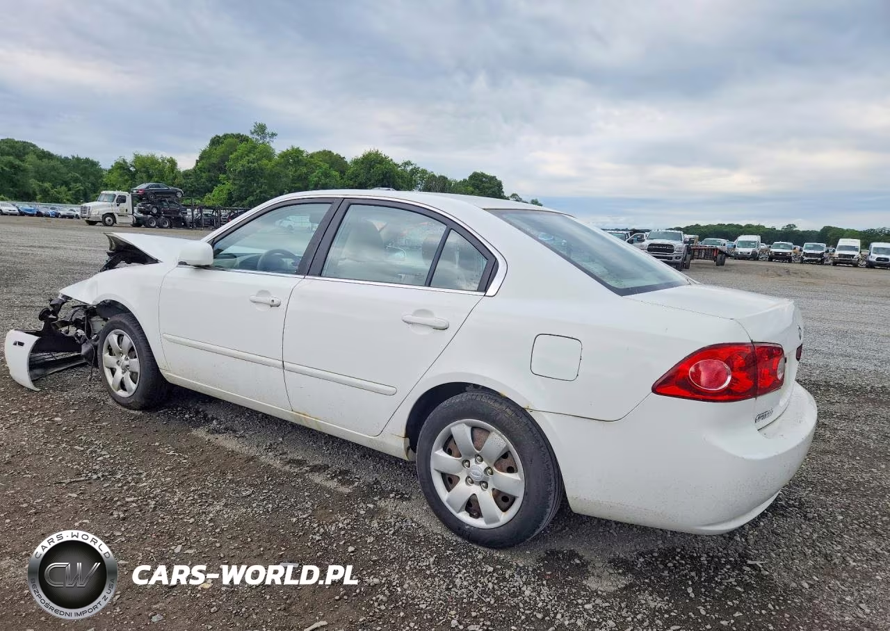2007 Kia Optima Lx VIN:KNAGE123675104967 - 2