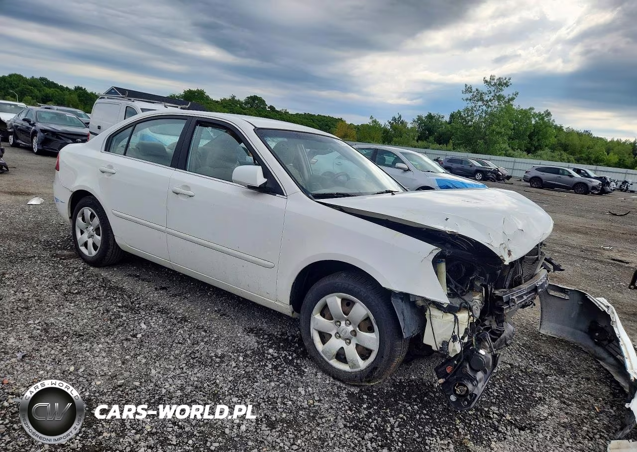 2007 Kia Optima Lx VIN:KNAGE123675104967 - 4