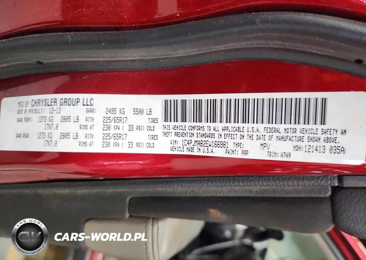 2014 Jeep Cheeroke VIN:1C4PJMAB2EW166981 - 13