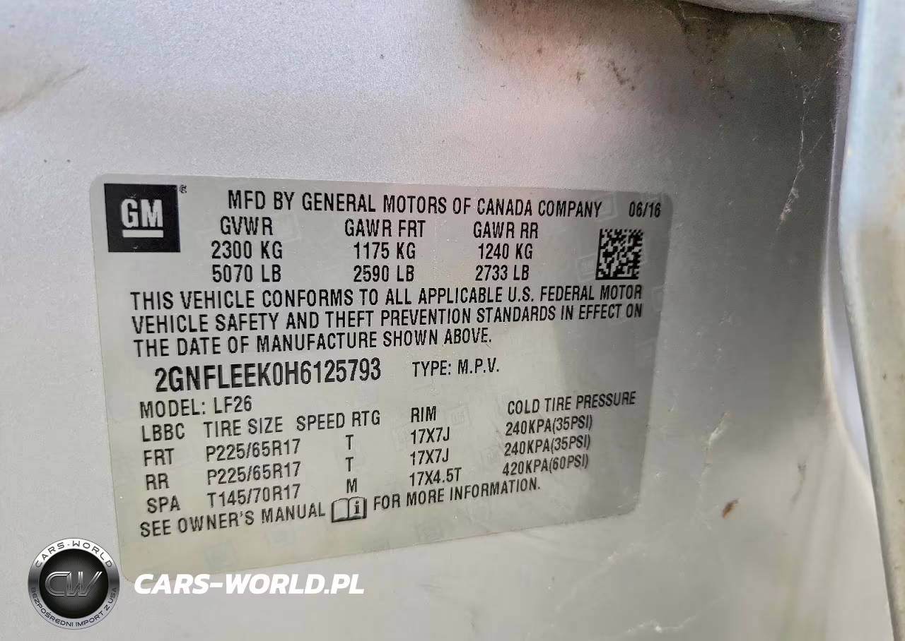 2017 Chevrolet Equinox Ls VIN:2GNFLEEK0H6125793 - 13