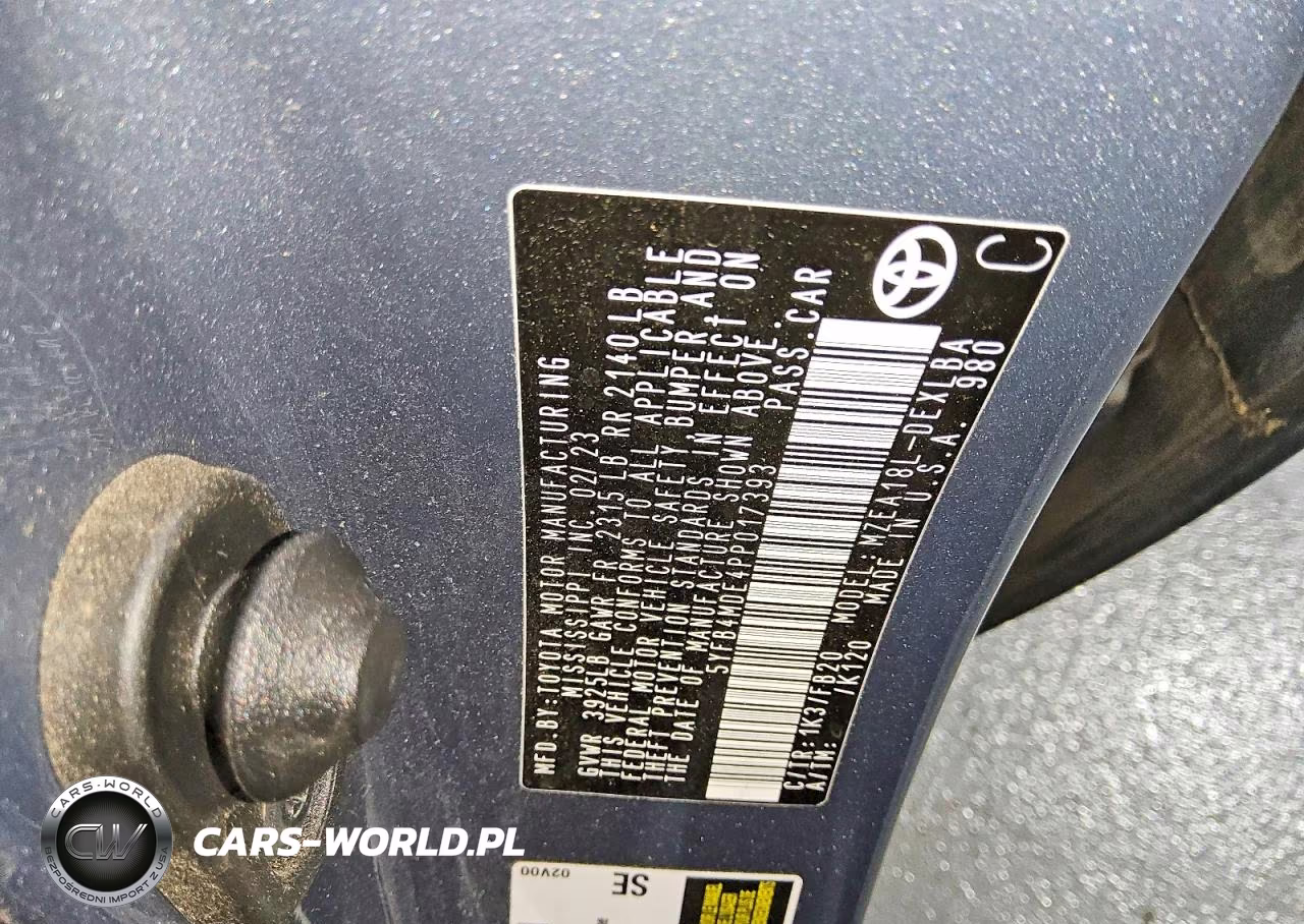 2023 Toyota Corolla Le VIN:5YFB4MDE4PP017393 - 12