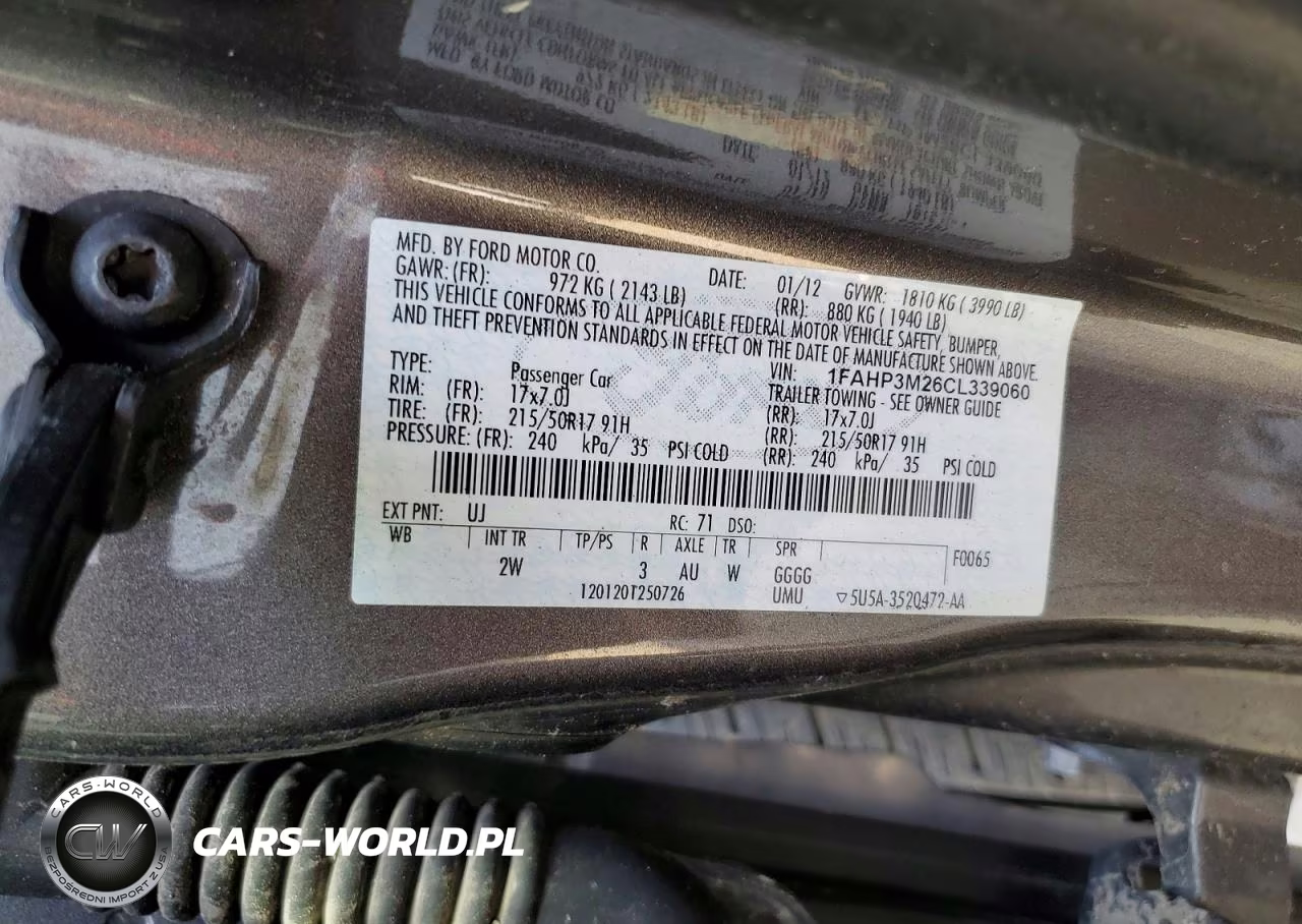 2012 Ford Focus Sel VIN:1FAHP3M26CL339060 - 12