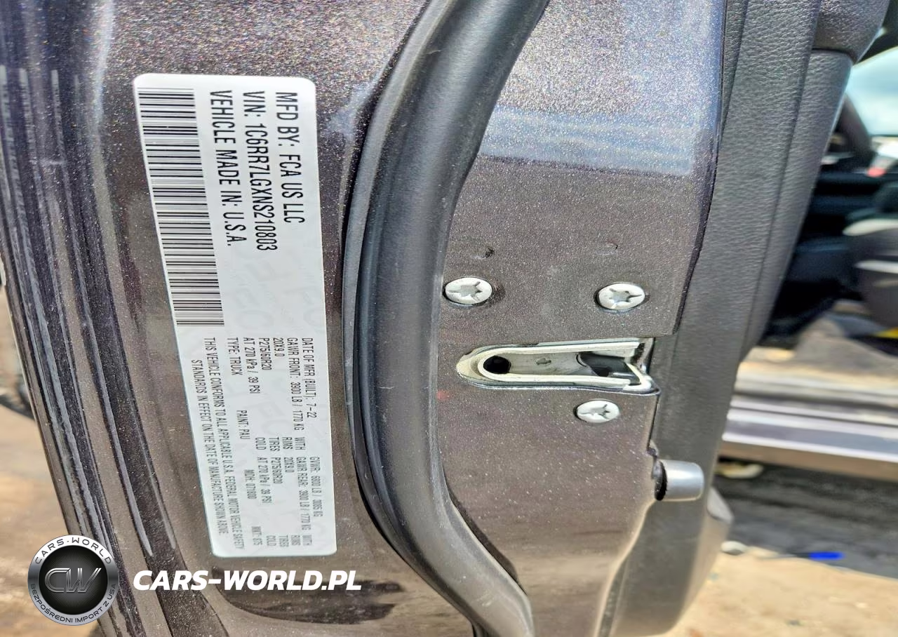 2022 Ram 1500 Classic Slt VIN:1C6RR7LGXNS210803 - 12