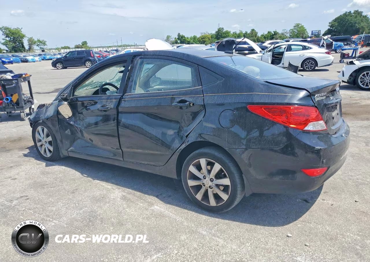 2014 Hyundai Accent Gls VIN:KMHCU4AE2EU769940 - 2
