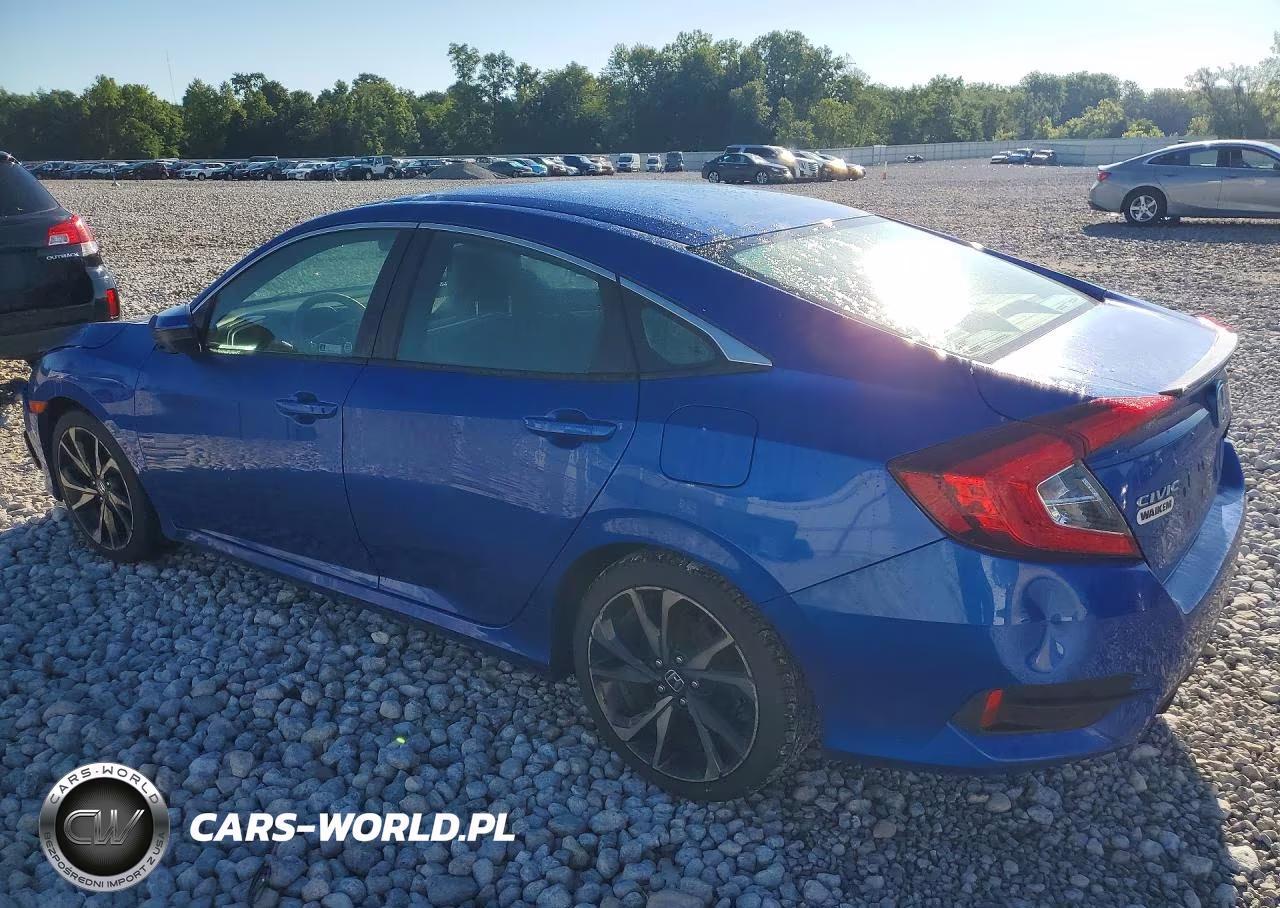 2020 Honda Civic Sport VIN:2HGFC2F8XLH527698 - 2