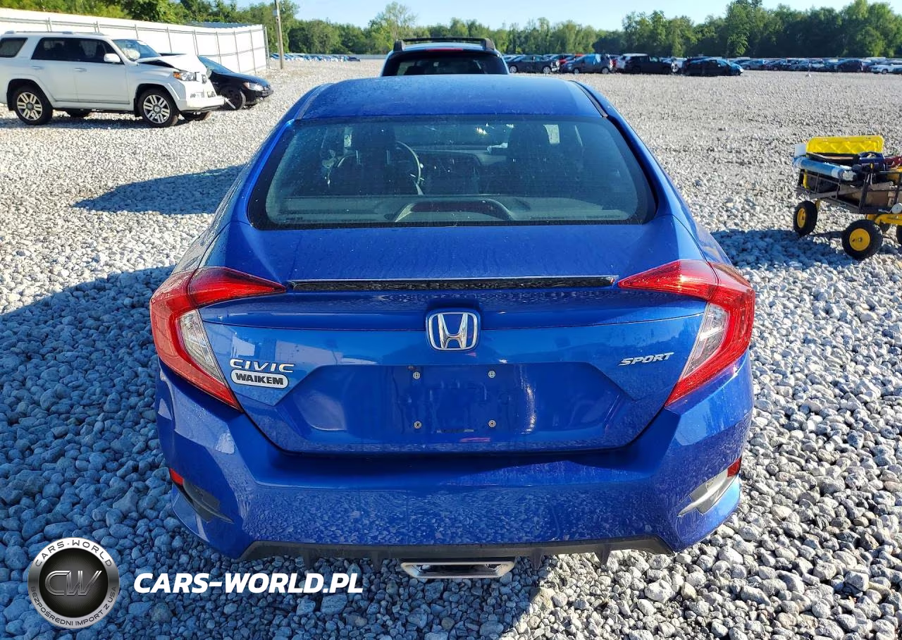 2020 Honda Civic Sport VIN:2HGFC2F8XLH527698 - 6