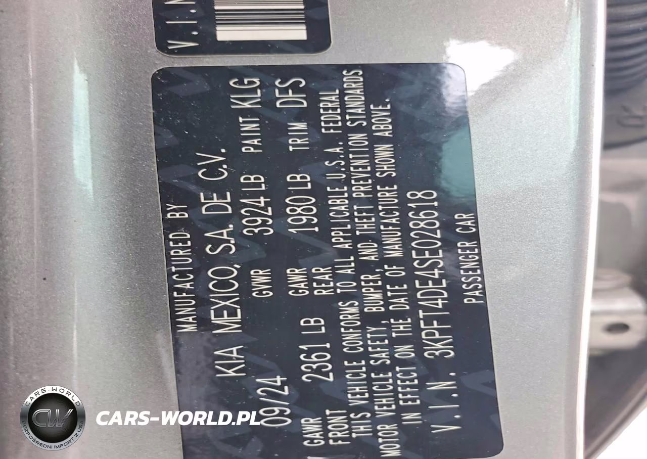 2025 Kia K4 Lxs VIN:3KPFT4DE4SE028618 - 12