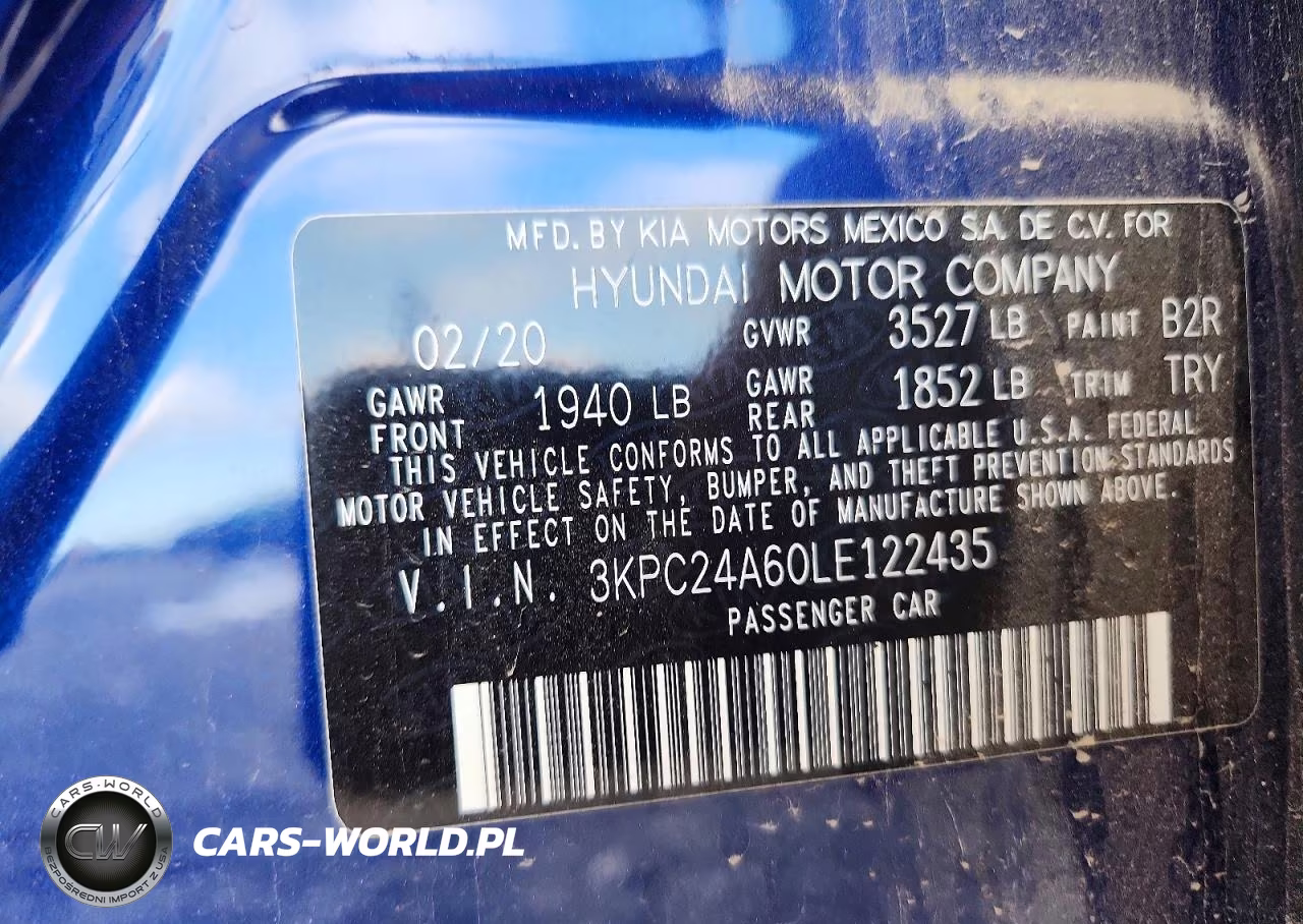 2020 Hyundai Accent Se VIN:3KPC24A60LE122435 - 12