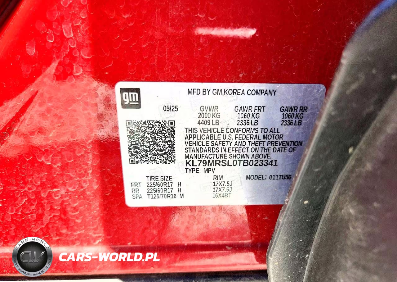 2026 Chevrolet Trailblazer Lt VIN:KL79MRSL0TB023341 - 13