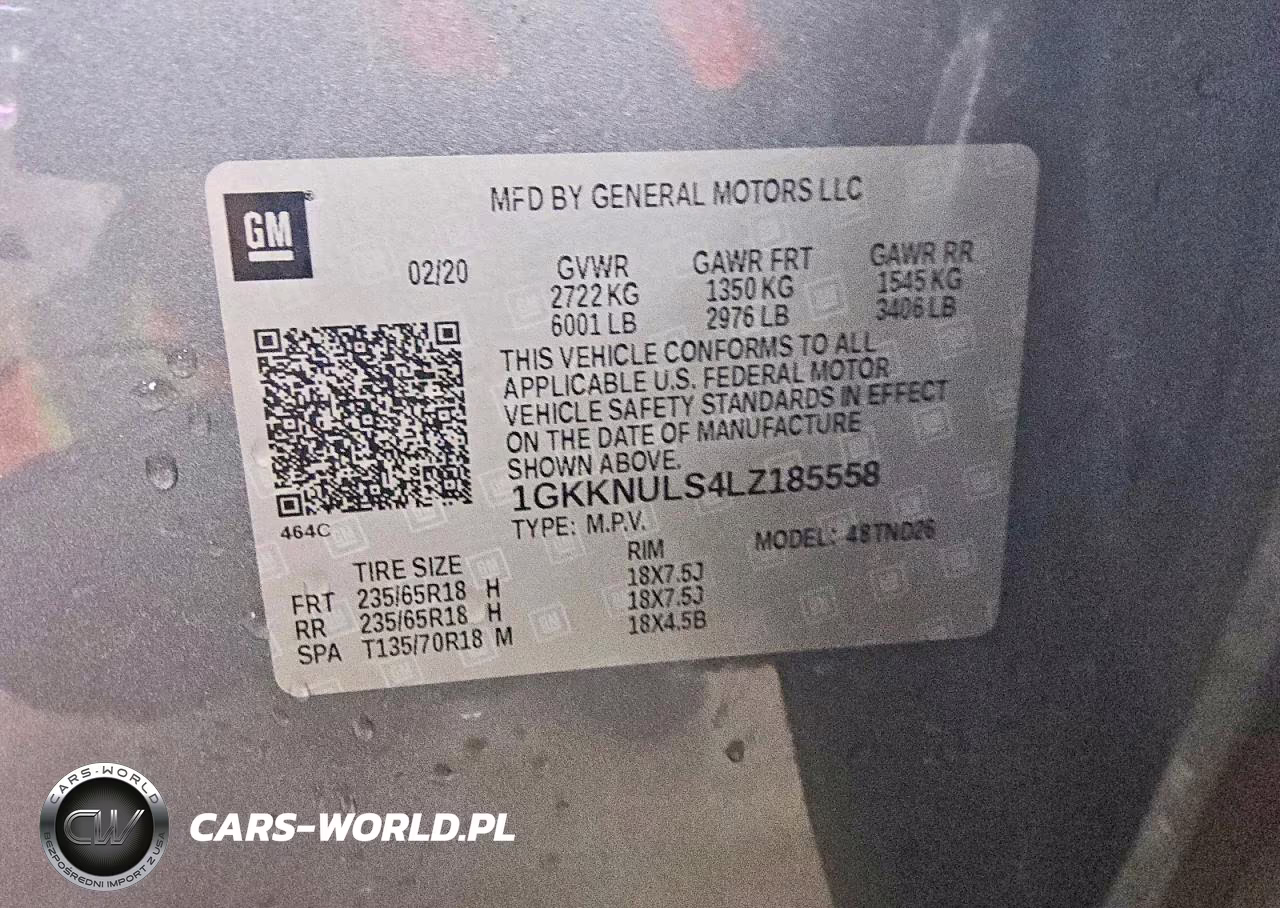 2020 GMC Acadia Slt VIN:1GKKNULS4LZ185558 - 13