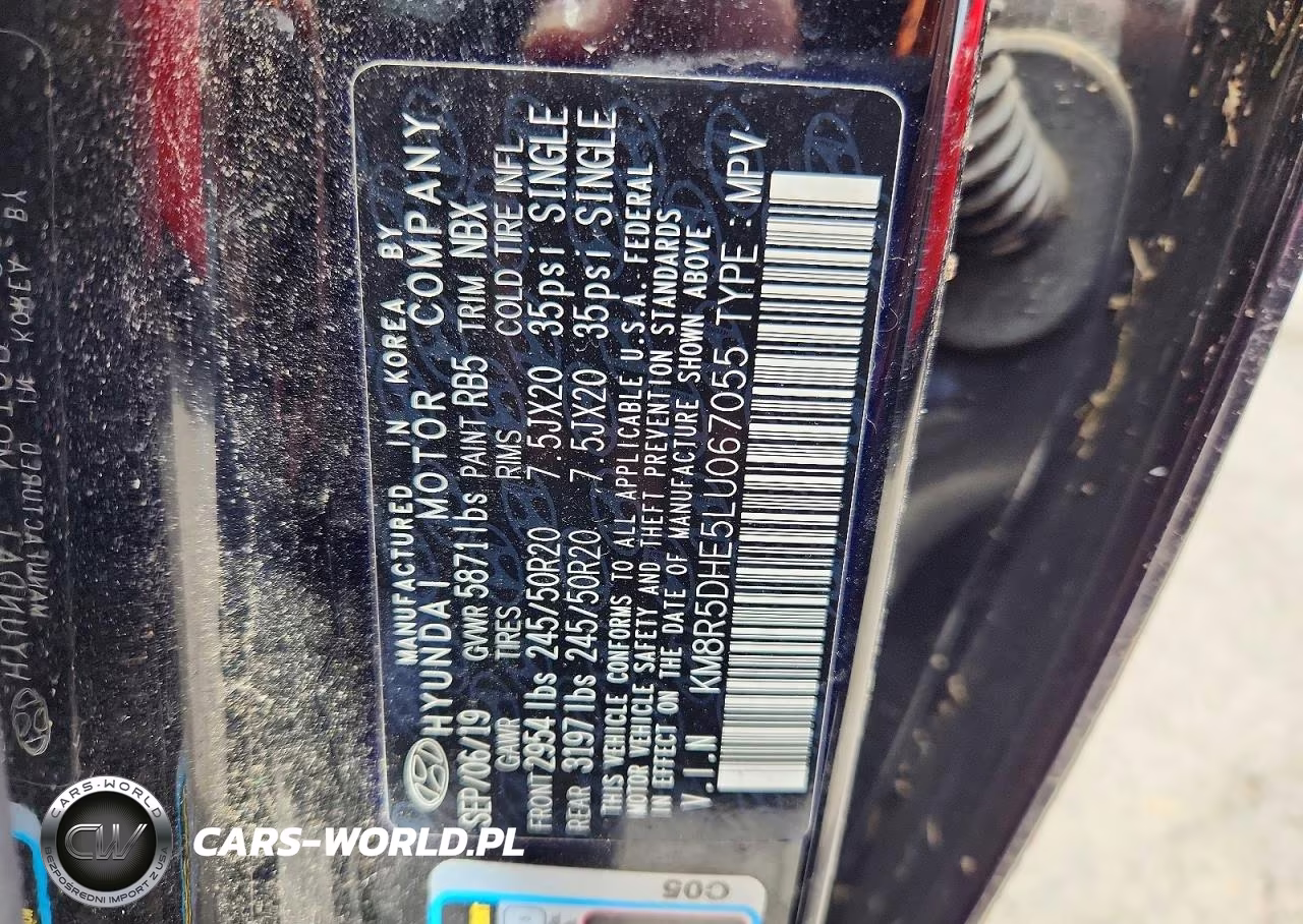 2020 Hyundai Palisade Limited VIN:KM8R5DHE5LU067055 - 13