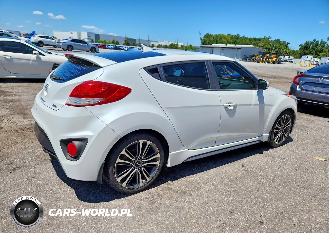 2016 Hyundai Veloster Turbo VIN:KMHTC6AE1GU293102 - 3