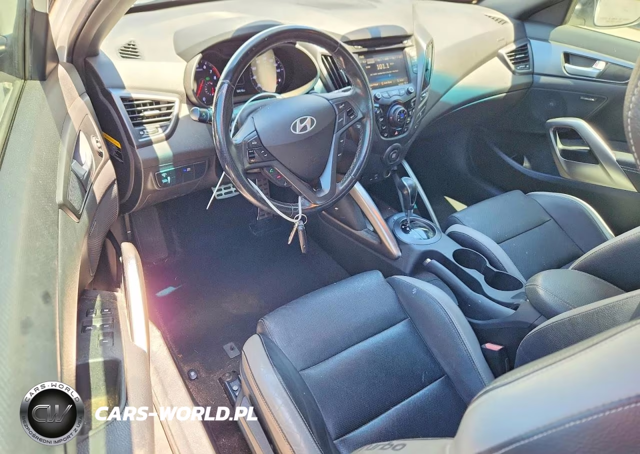 2016 Hyundai Veloster Turbo VIN:KMHTC6AE1GU293102 - 8