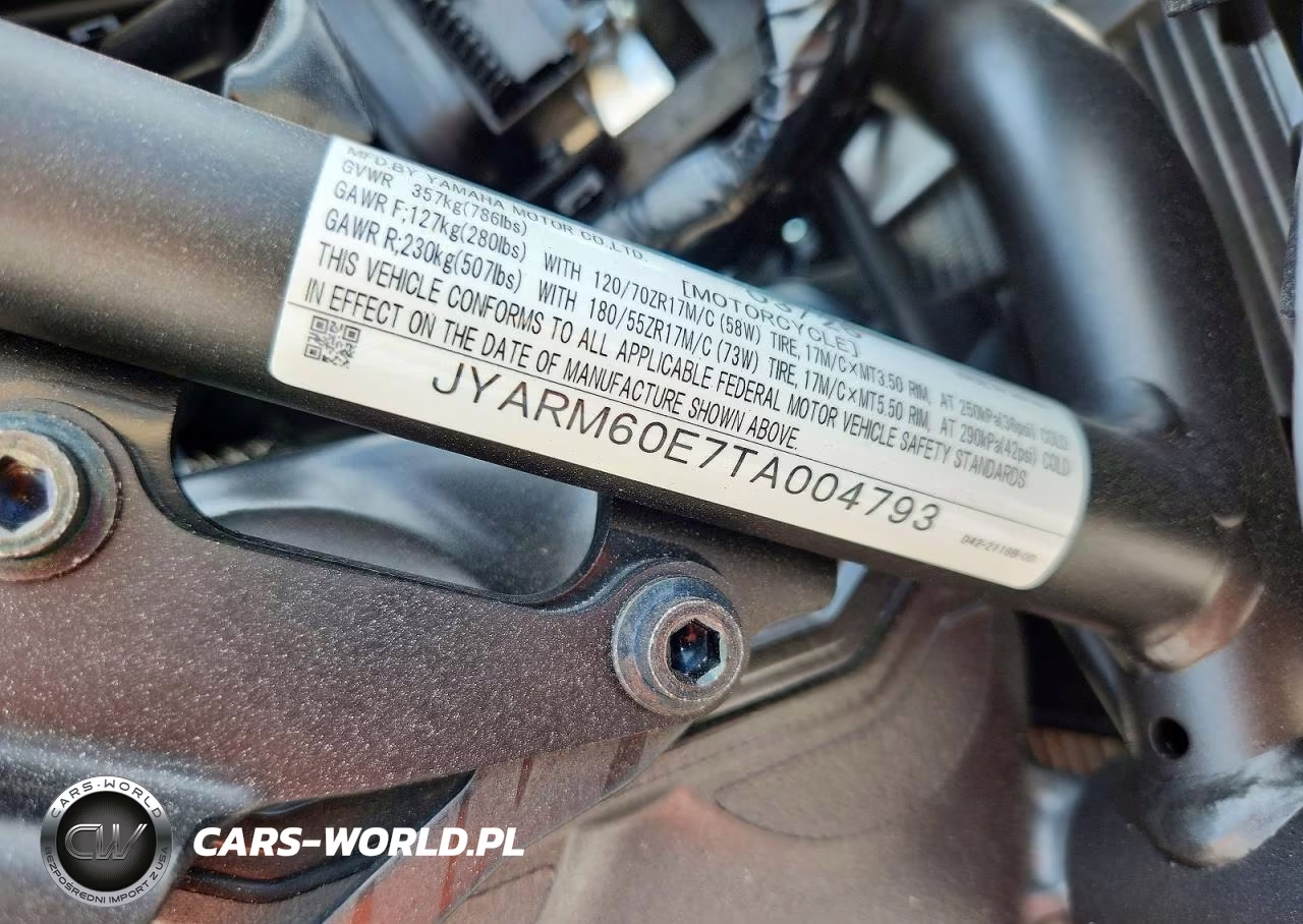 2026 Yamaha Yzf690 S VIN:JYARM60E7TA004793 - 9