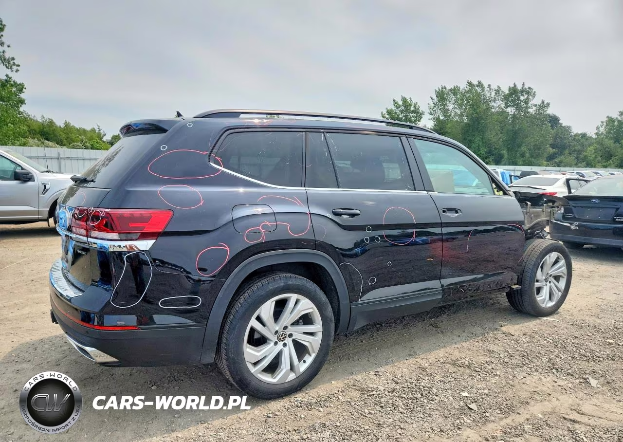 2023 Volkswagen Atlas Se VIN:1V2HR2CA3PC527725 - 3