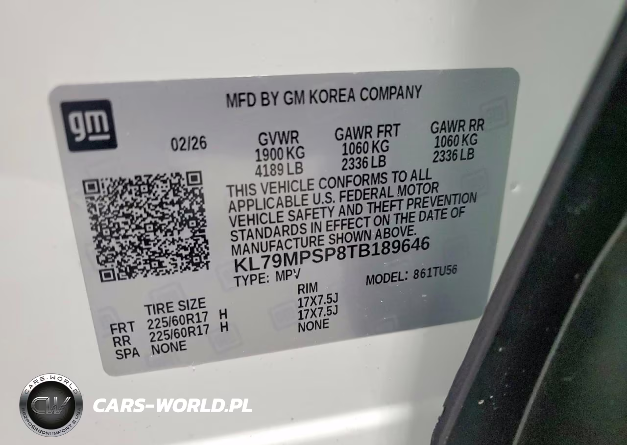 2026 Chevrolet Trailblazer Lt VIN:KL79MPSP8TB189646 - 14