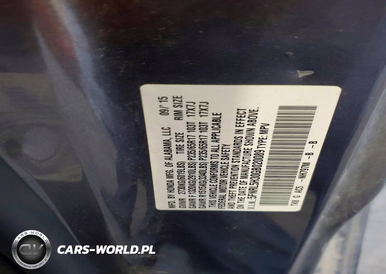 2016 Honda Odyssey Se VIN:5FNRL5H30GB020089 - 13