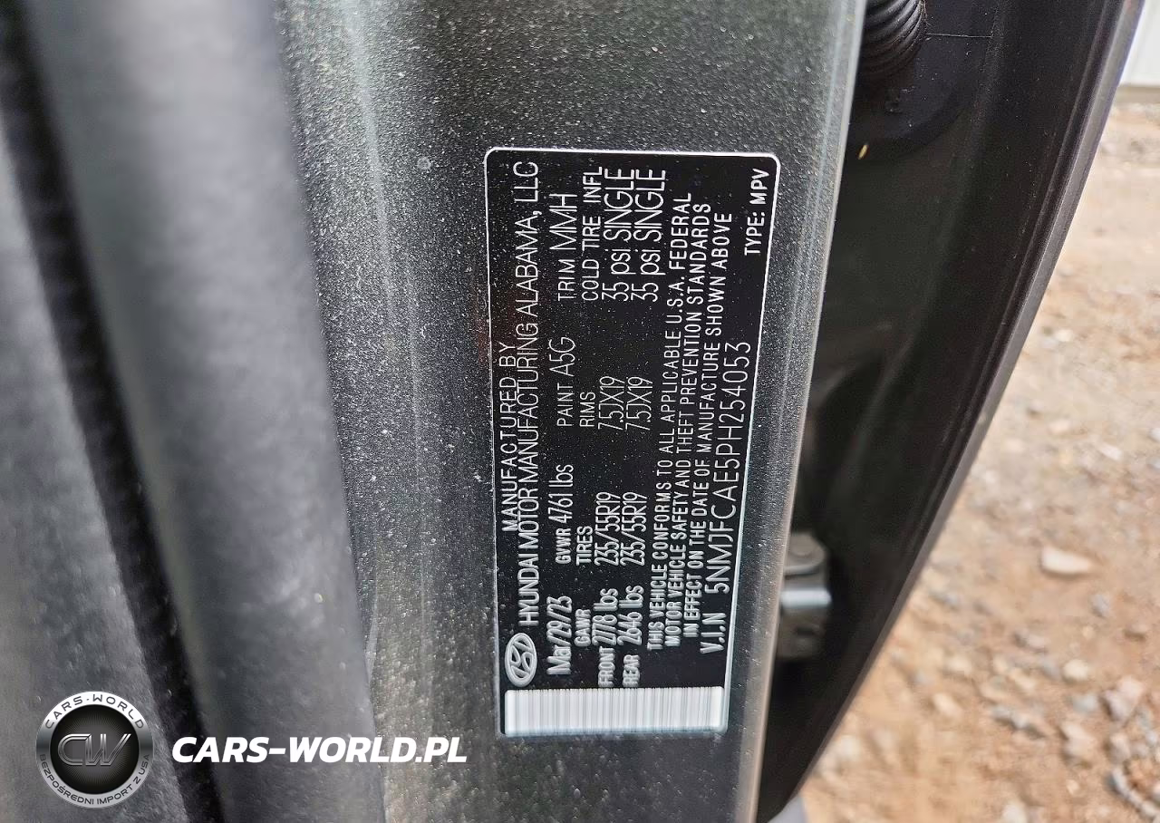 2023 Hyundai Tucson Sel VIN:5NMJFCAE5PH254053 - 13