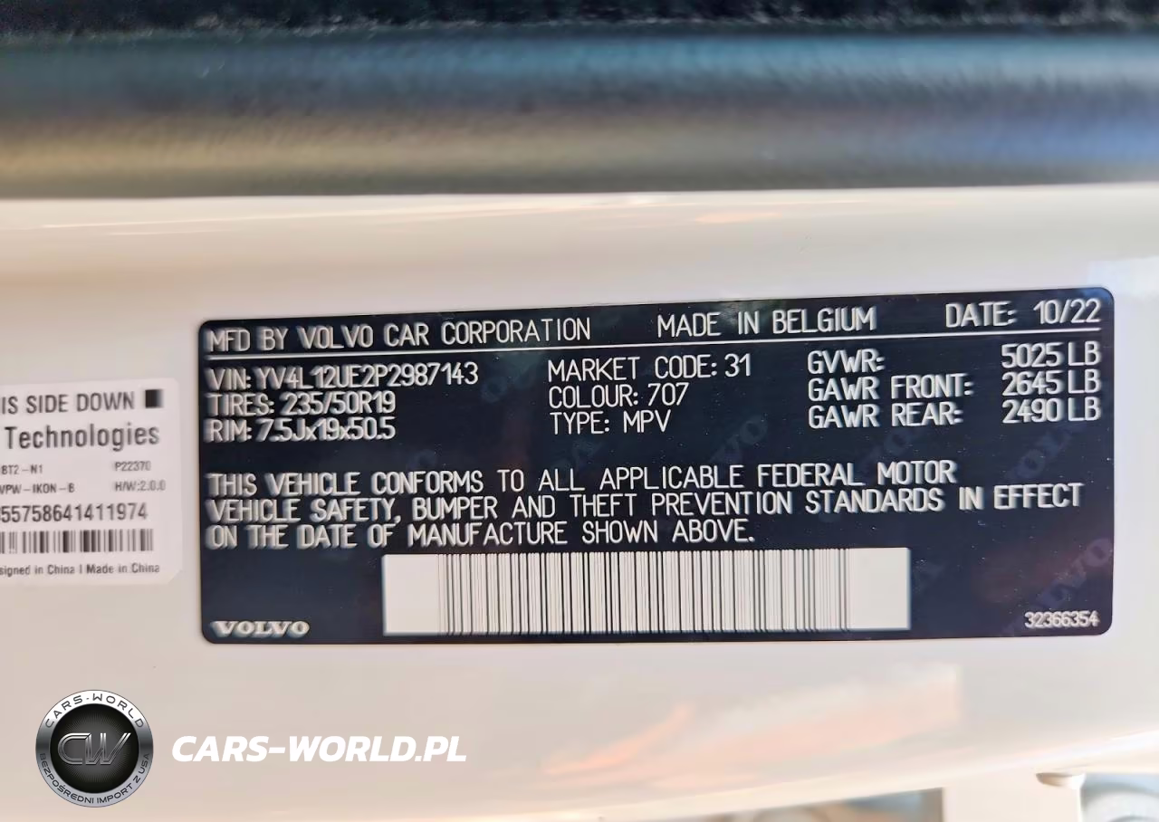 2023 Volvo Xc40 Plus VIN:YV4L12UE2P2987143 - 13