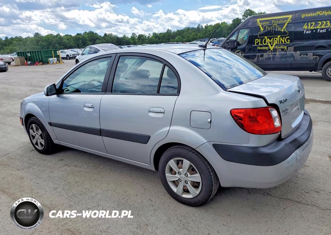 2009 Kia Rio Base VIN:KNADE223796584619 - 2