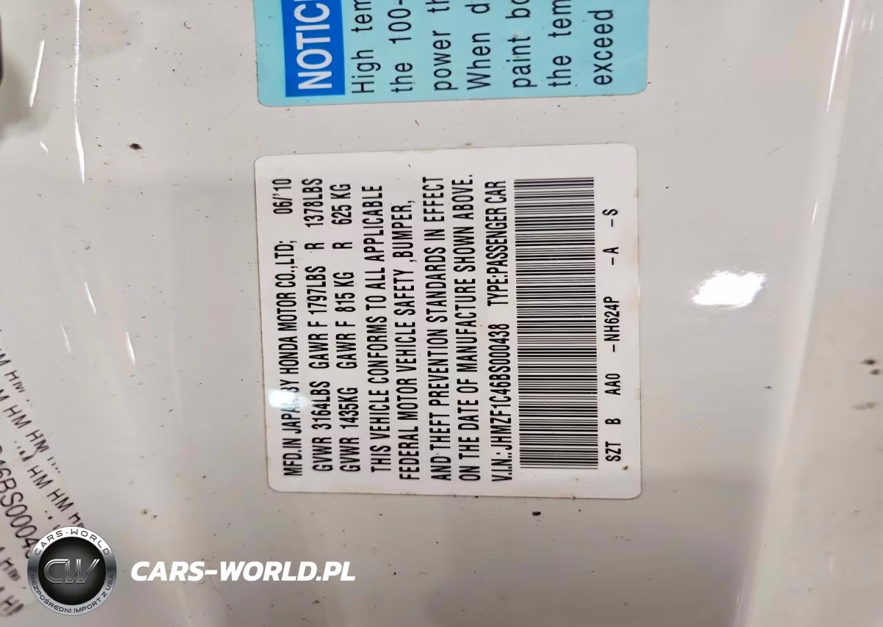 2011 Honda Cr-Z VIN:JHMZF1C46BS000438 - 12