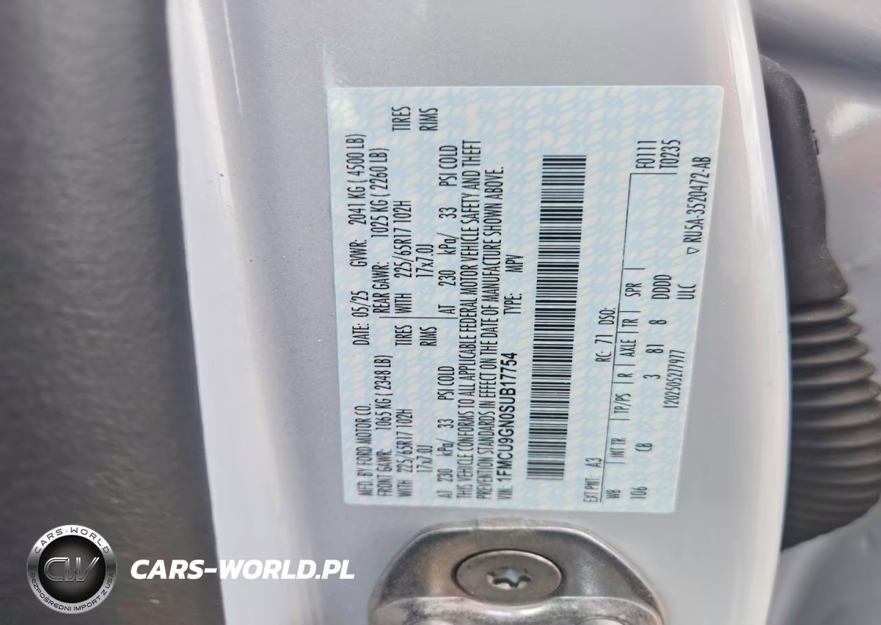 2025 Ford Escape Active VIN:1FMCU9GN0SUB17754 - 12