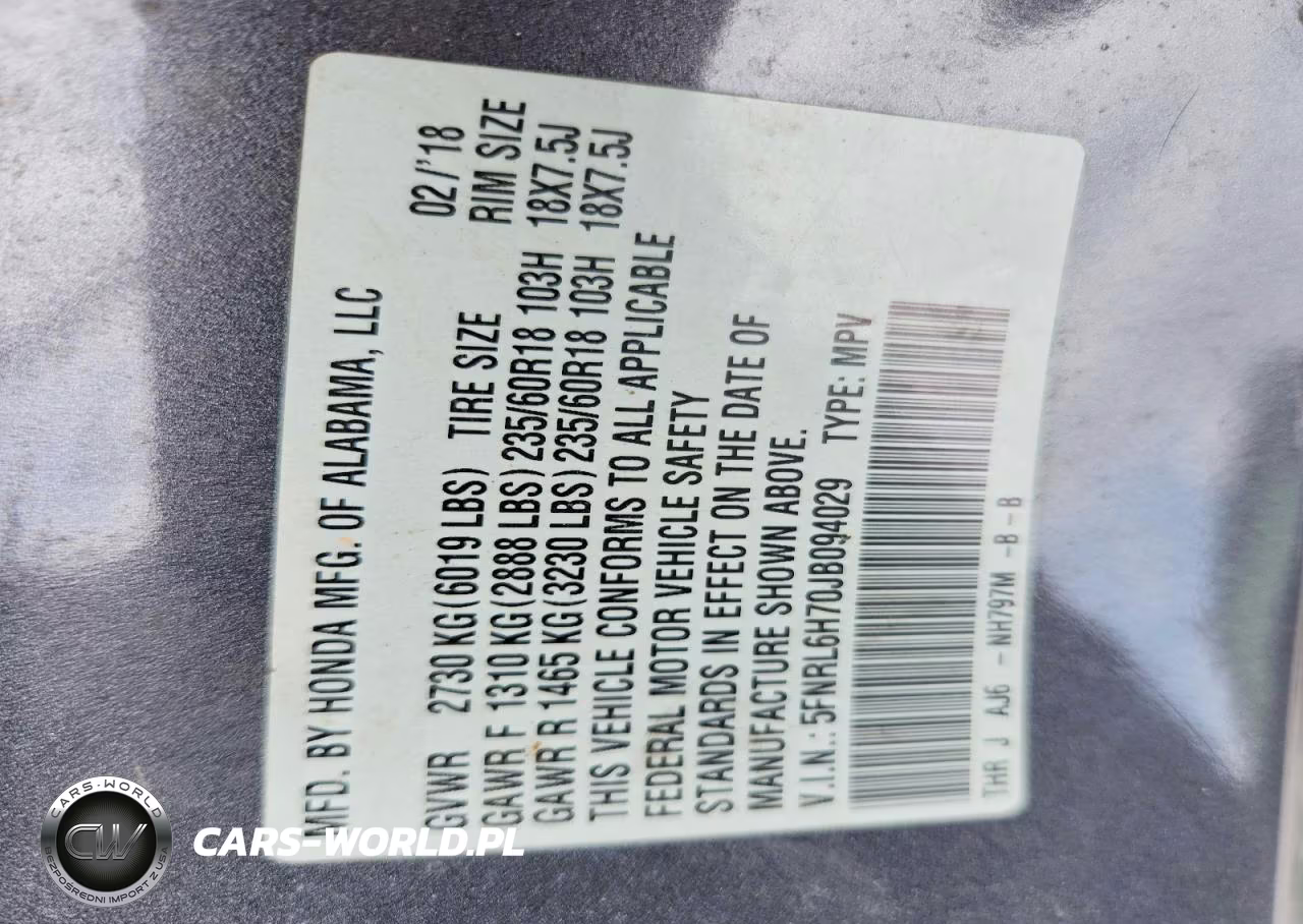 2018 Honda Odyssey Exl VIN:5FNRL6H70JB094029 - 14