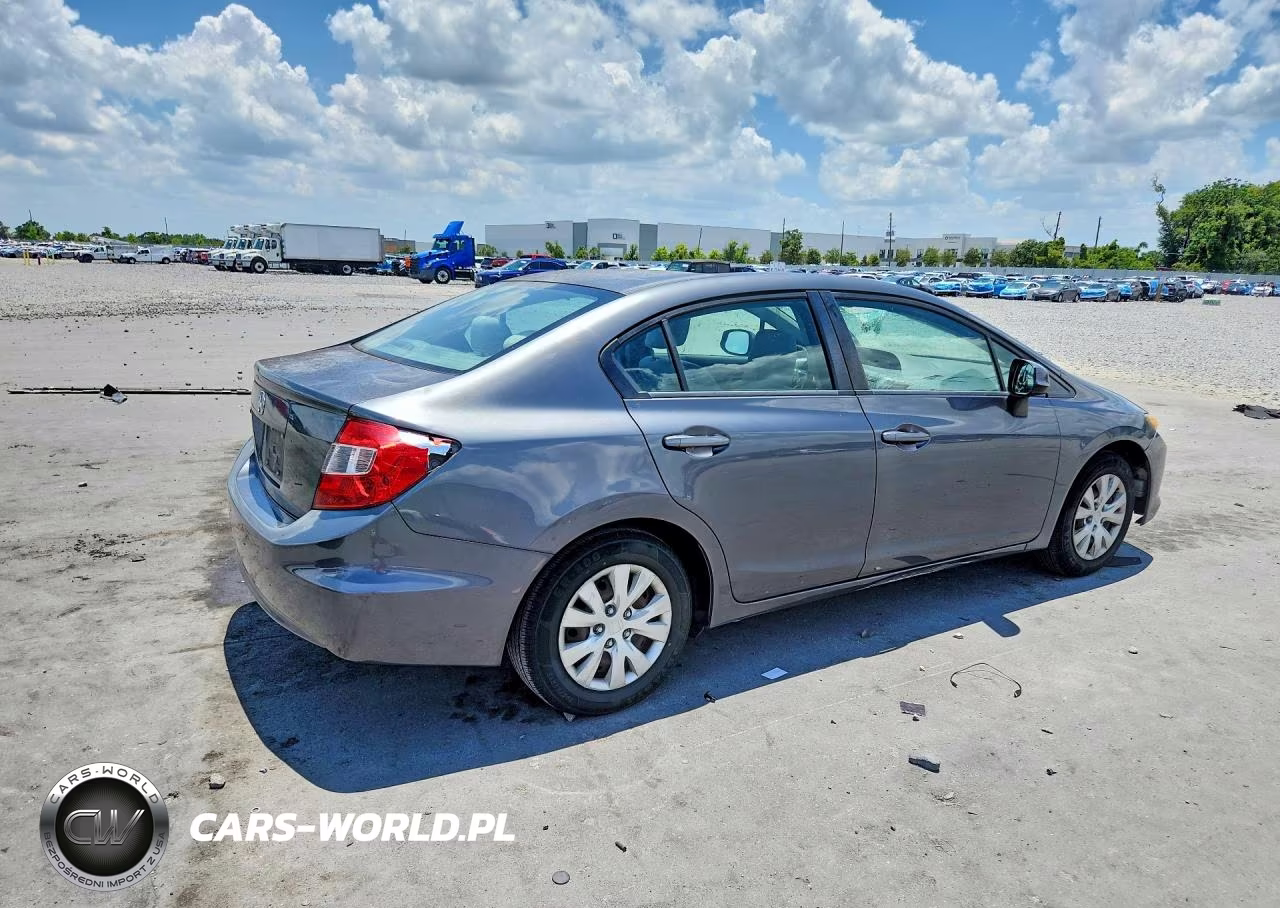 2012 Honda Civic Lx VIN:19XFB2F5XCE314432 - 3