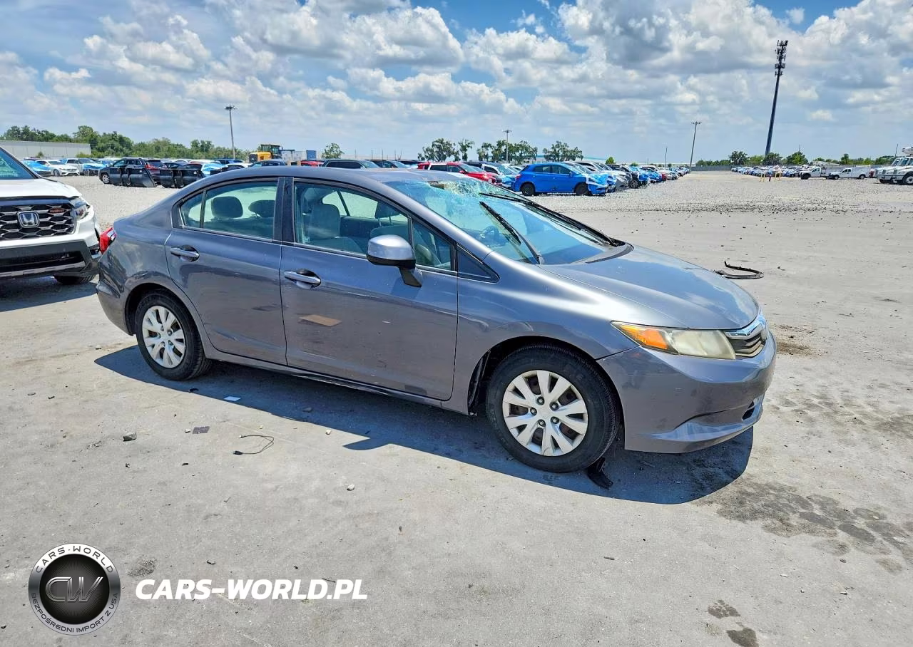 2012 Honda Civic Lx VIN:19XFB2F5XCE314432 - 4