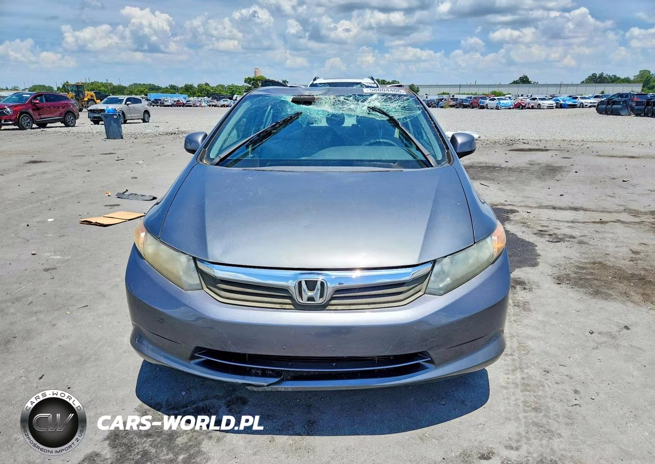 2012 Honda Civic Lx VIN:19XFB2F5XCE314432 - 5
