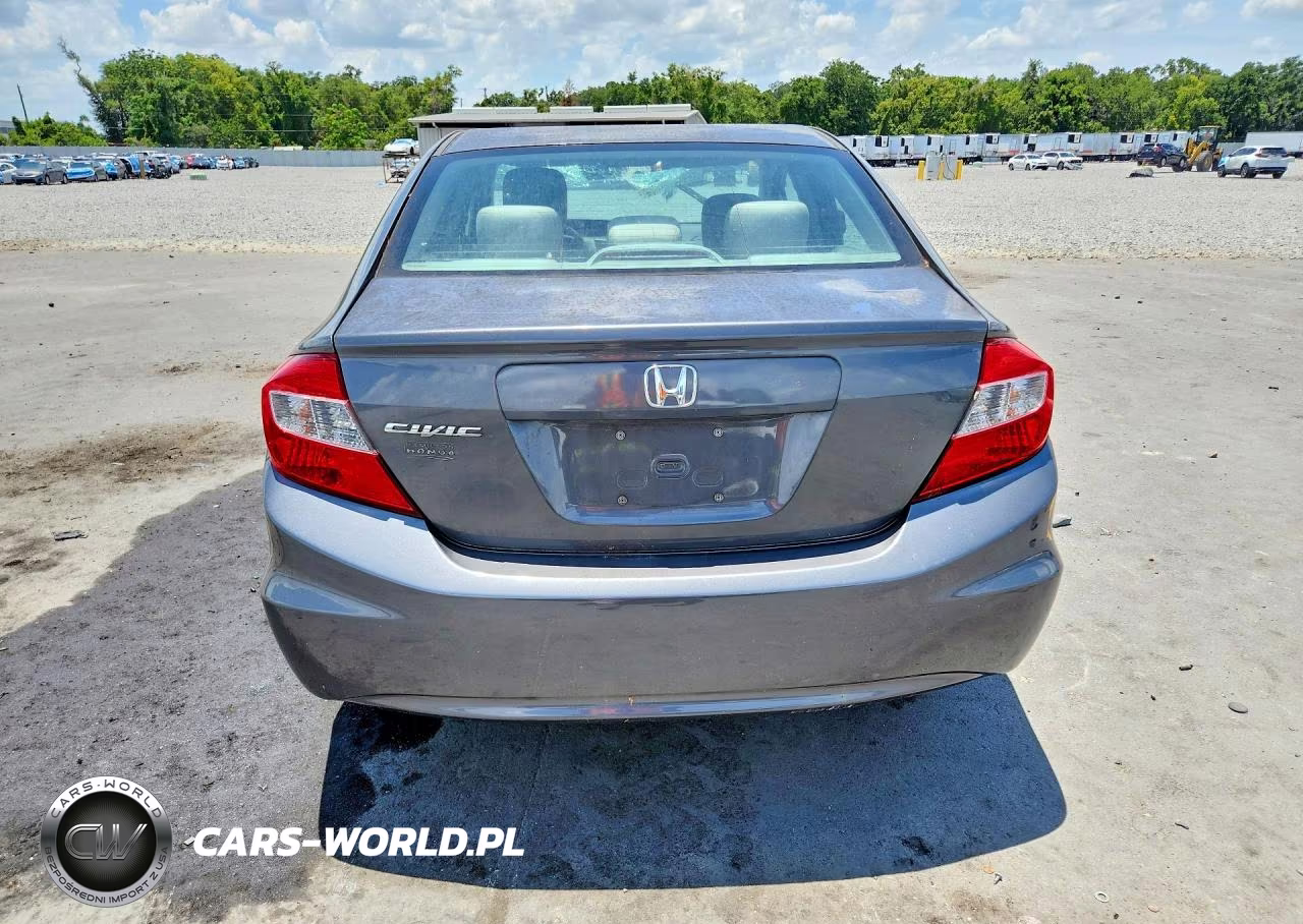 2012 Honda Civic Lx VIN:19XFB2F5XCE314432 - 6