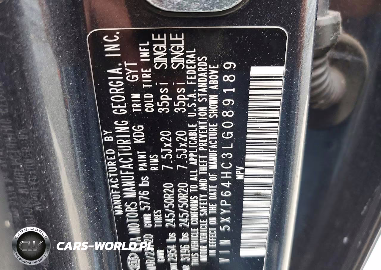 2020 Kia Telluride S VIN:5XYP64HC3LG089189 - 13