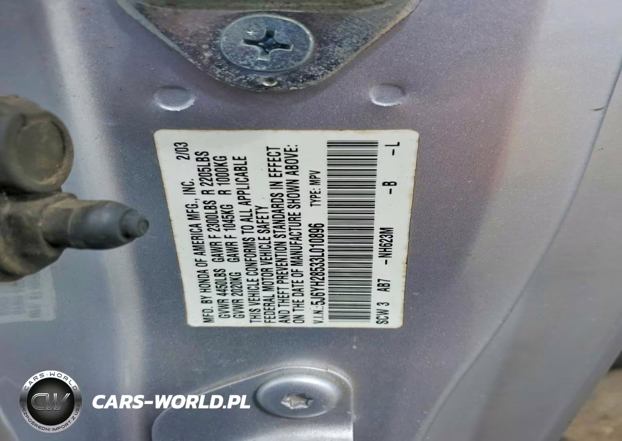 2003 Honda Element Ex VIN:5J6YH28533L010896 - 13