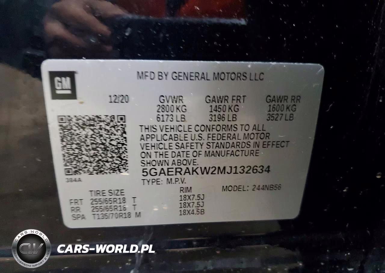 2021 Buick Enclave Preferred VIN:5GAERAKW2MJ132634 - 13