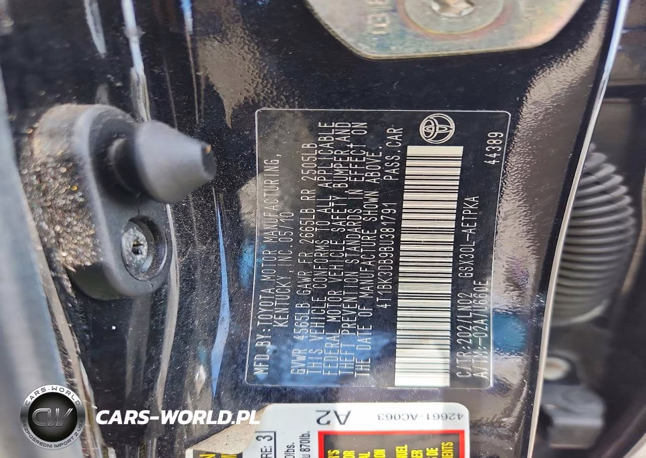 2011 Toyota Avalon Limited VIN:4T1BK3DB9BU381791 - 12