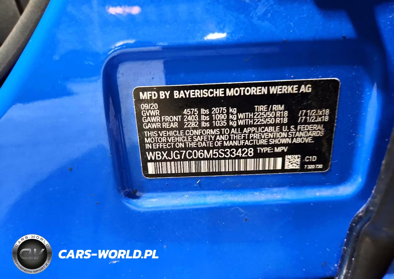 2021 BMW X1 Sdrive28I VIN:WBXJG7C06M5S33428 - 14